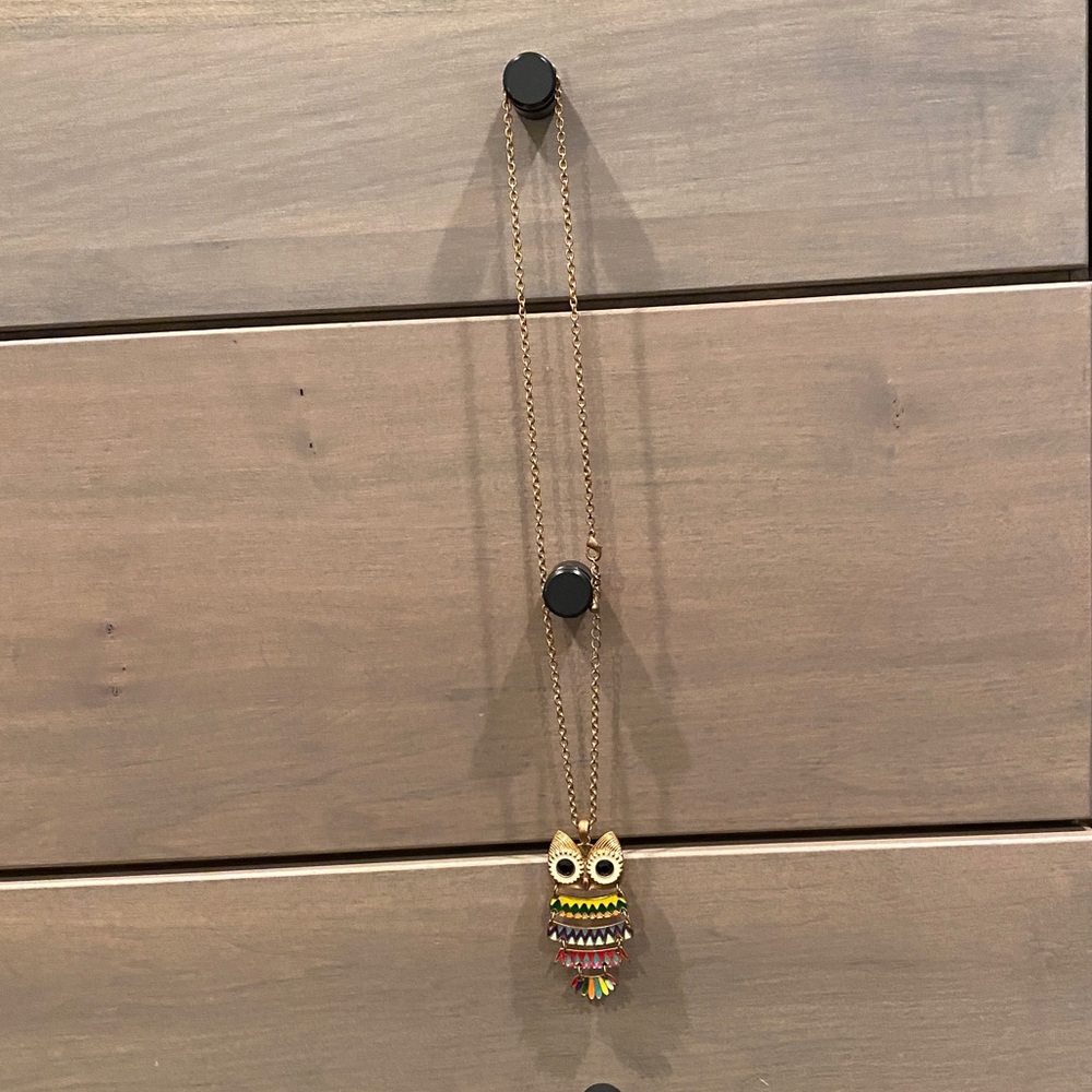 Owl costume necklace